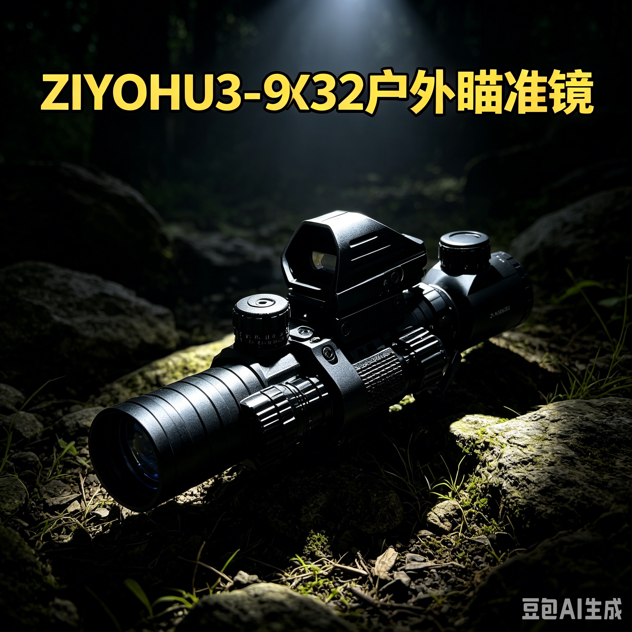 黑色瞄准镜 其他光学仪器 高清夜视瞄准镜 可调倍率详情9