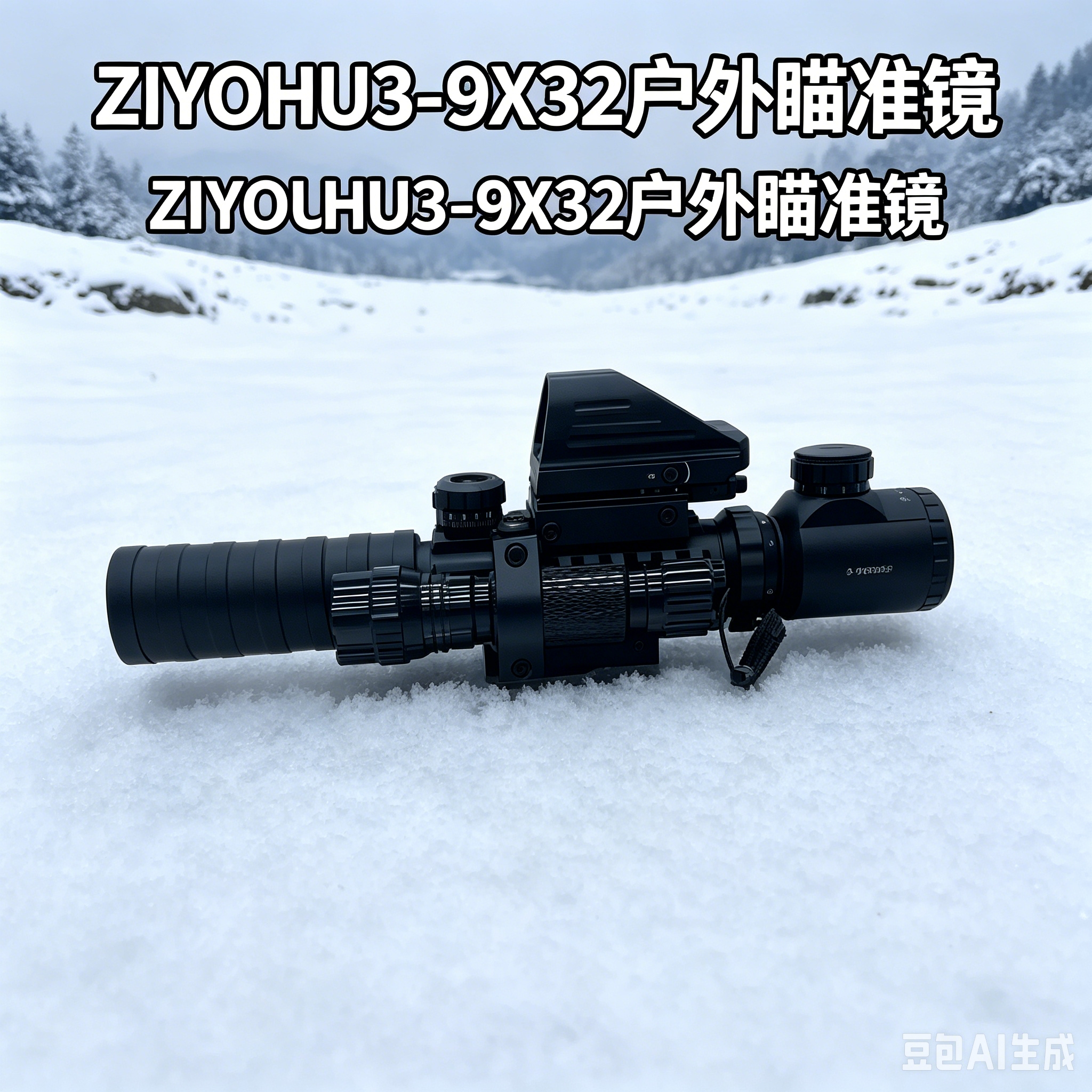 黑色瞄准镜 其他光学仪器 高清夜视瞄准镜 可调倍率详情5