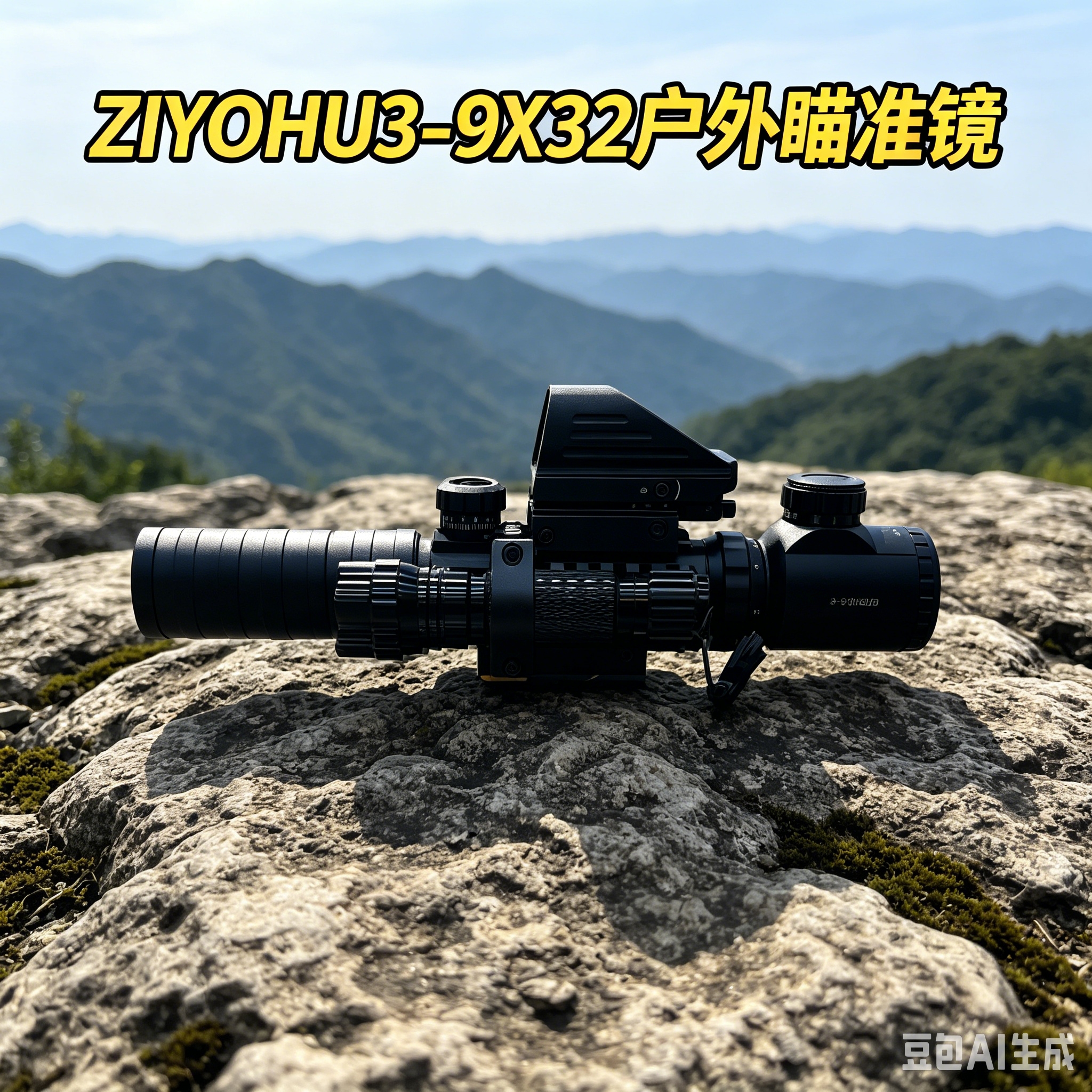 黑色瞄准镜 其他光学仪器 高清夜视瞄准镜 可调倍率详情8