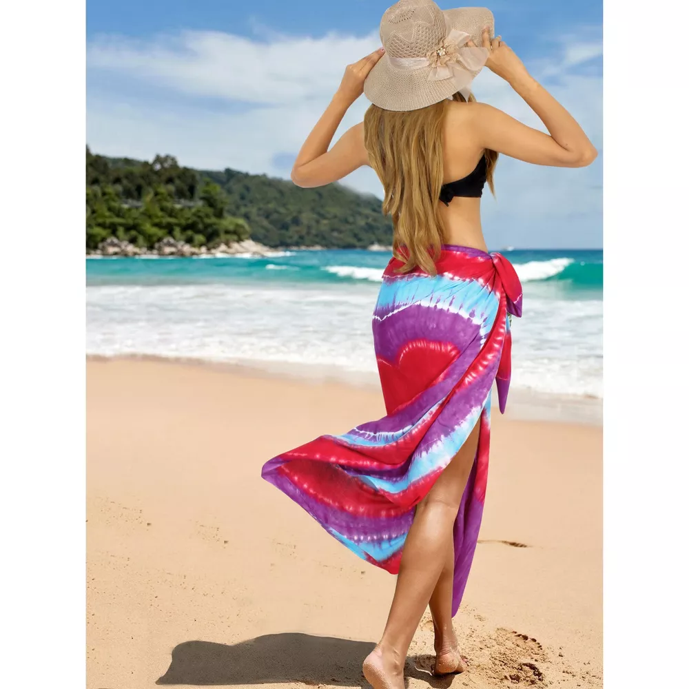 وفي جنوب المحيط الهادئ، كان الصالون من القطن من طراز لافاليفا، تنورة من طراز SarvaVa Sarong Pareo نصف الجسم من ثوب Pareo نصف القماش من نوع QNI حسب الطلب Specification image