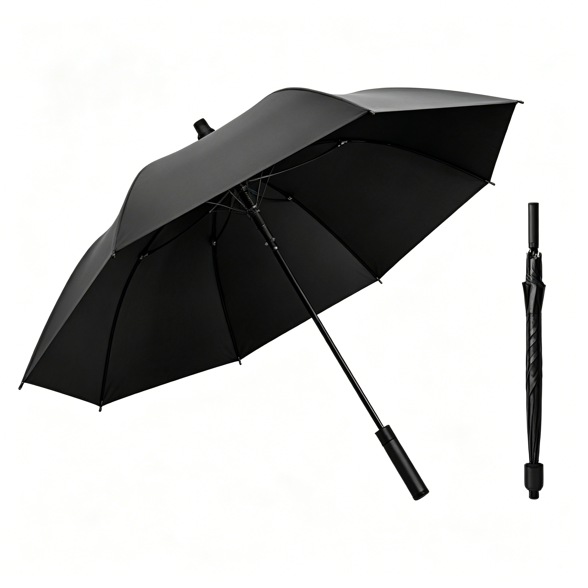 Hengdun vehicle-specific waterproof straight pole umbrella comes with a water storage and storage cover, no water dripping when folded. It has a large double-person umbrella surface and reinforced ribs, resistant to strong winds. It is a sun umbrella for outdoor sun protection and rain protection. It is a business gift long umbrella that can be customized Application Scenario
