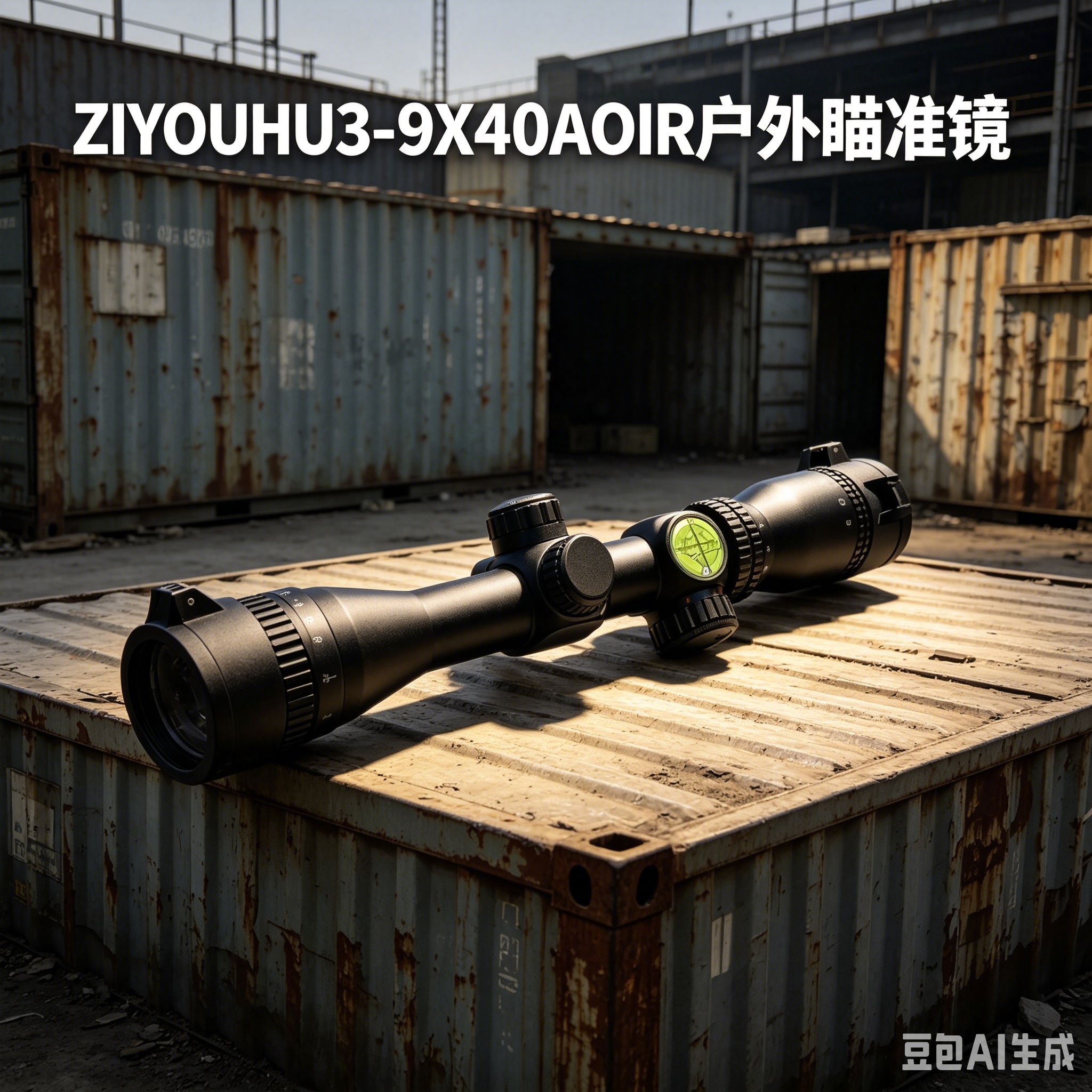 ZIYOHU1-4X20IR黑色户外红外瞄准镜 适配弓箭儿童户外使用 含可翻转保护盖调焦环导轨安装座详情8
