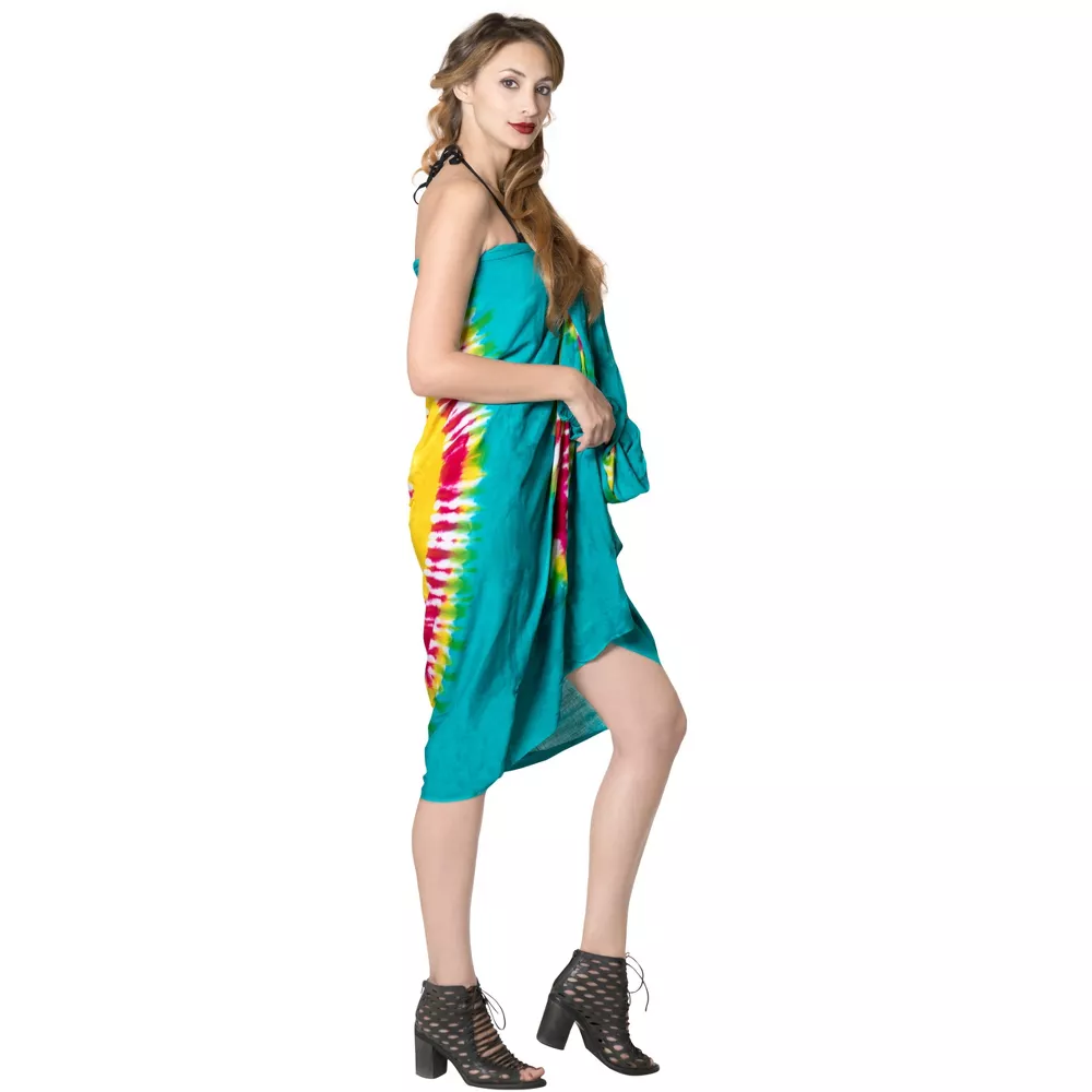 South American cotton fabric canga towel skirt Sarong Pareo skirt custom pattern Qni shawl style Item Picture