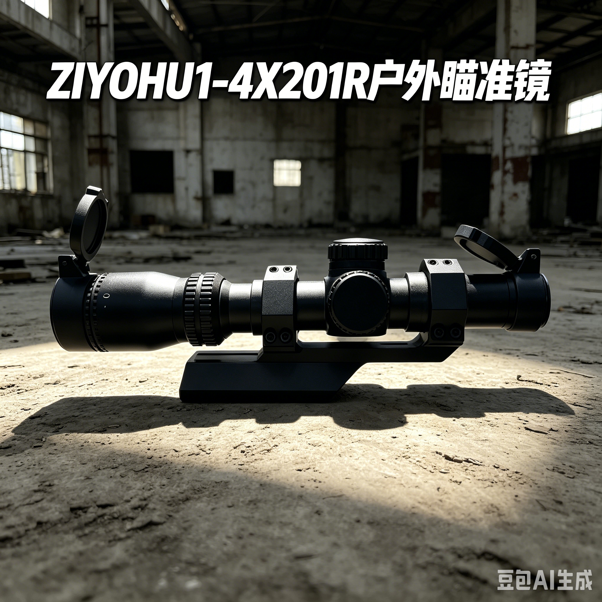 Ziyohu 1-4X20IR black outdoor sight with dual-sided lens cap focusing knobs Application Scenario