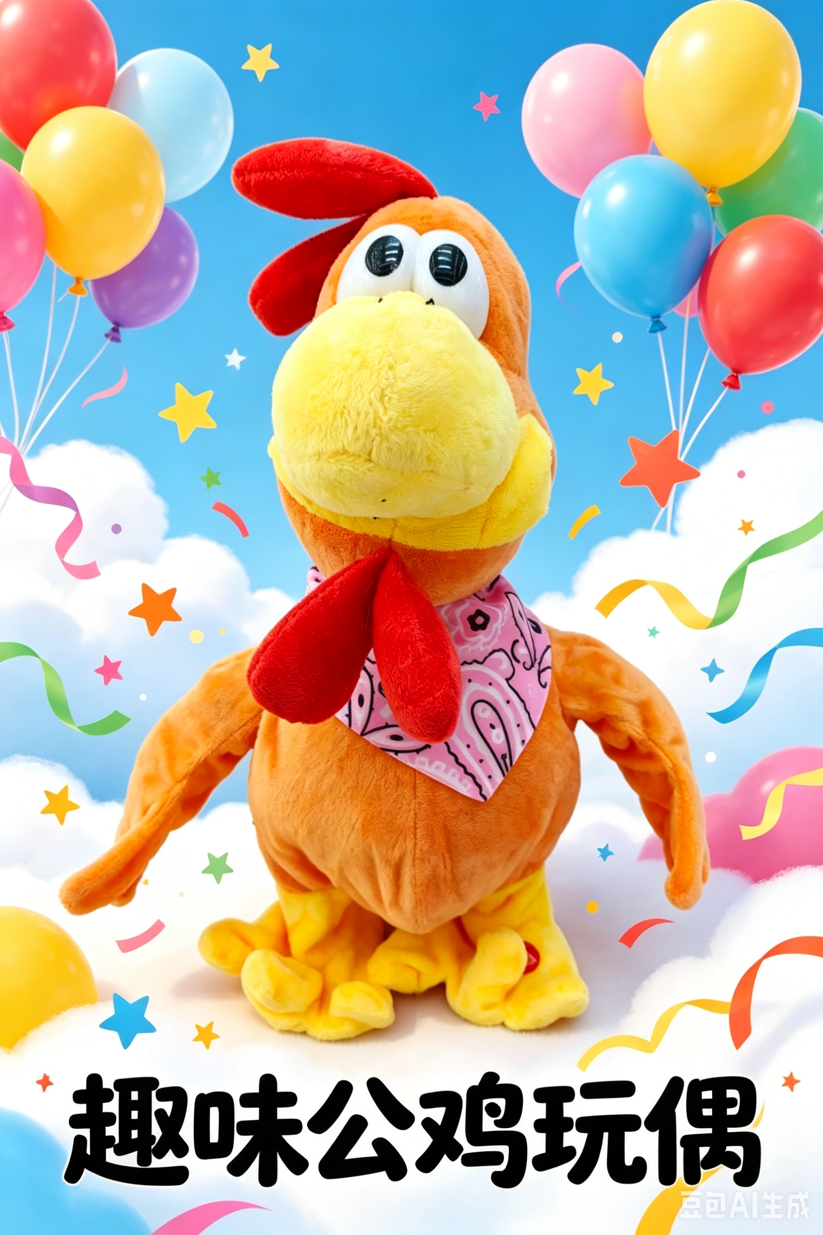 Electric plush toy figurines that can sing and dance, funny chickens, prank toys, children's birthday gifts details Picture