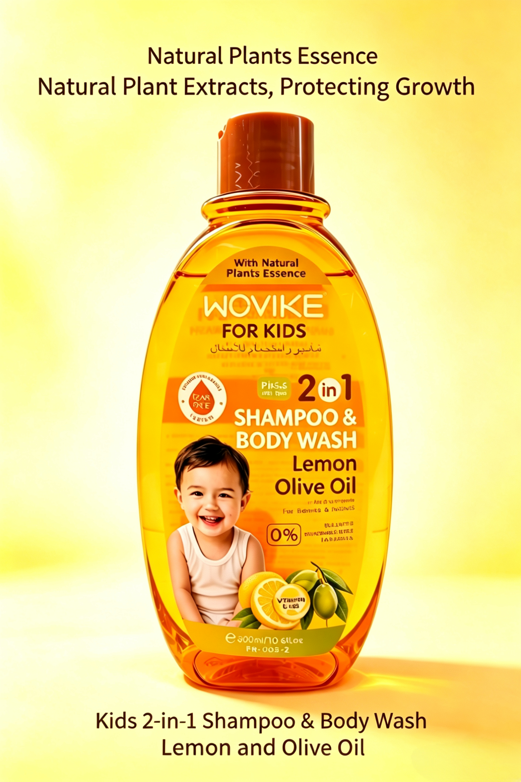 This baby bath gel exclusively for foreign trade has a mild texture, natural ingredients that are non-irritating, and rich foam. After washing, the baby's skin feels fresh, moist and not dry, with a light fragrance. It is available for cross-border e-commerce in South America, Africa and the Middle East