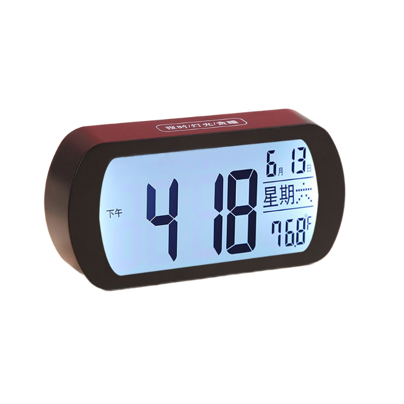 The FUYADA voice time-telling digital alarm clock can be set with three groups of alarms. It features a large screen with night light display, temperature, date, silent mode, high volume to wake up students, children in dormitories and bedrooms. It is a multi-functional small alarm clock Item Picture