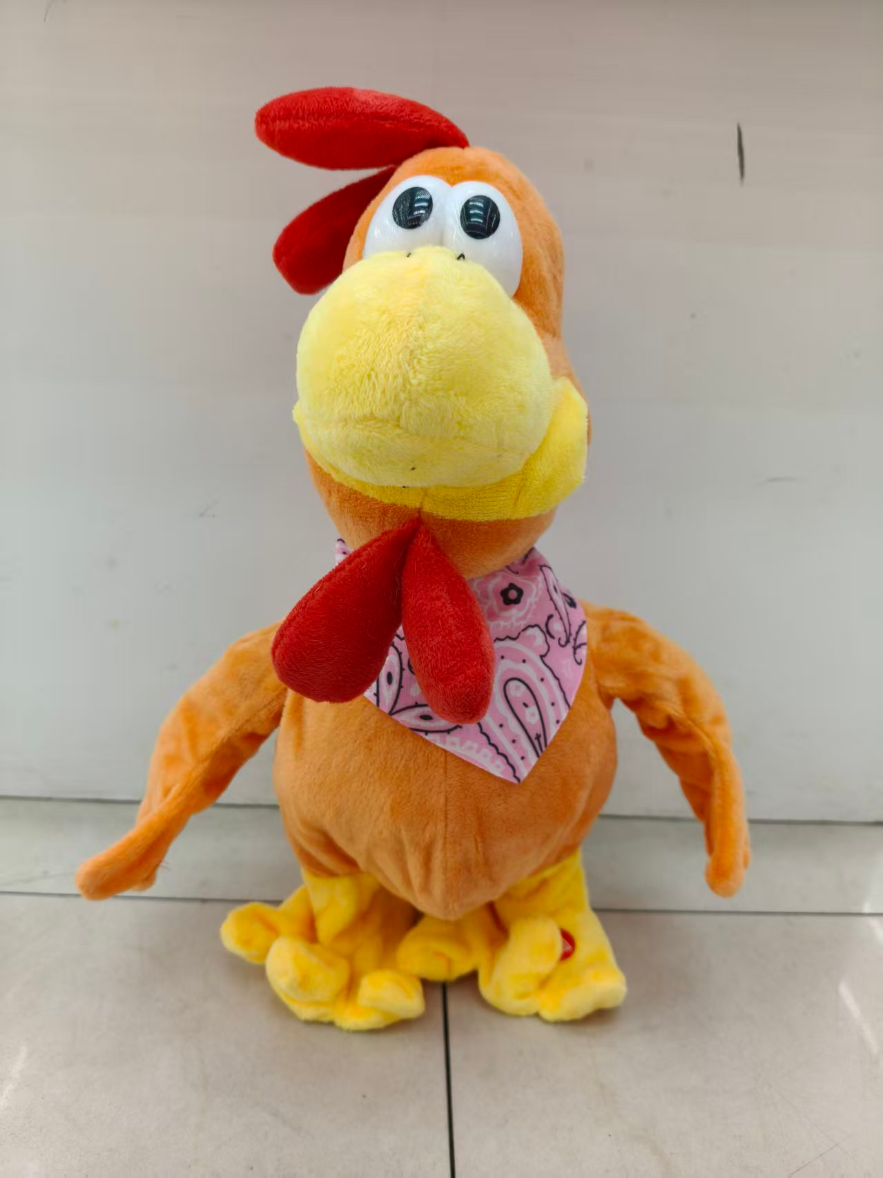 Electric plush toy figurines that can sing and dance, funny chickens, prank toys, children's birthday gifts Specification image