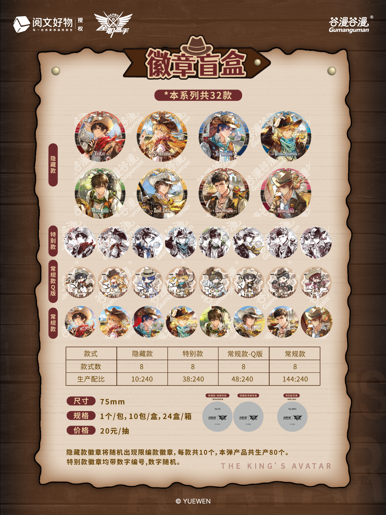 Gu Man Gu Man "Professional Player" Western Fantasy Series First Issue Peripheral anime Card Application Scenario
