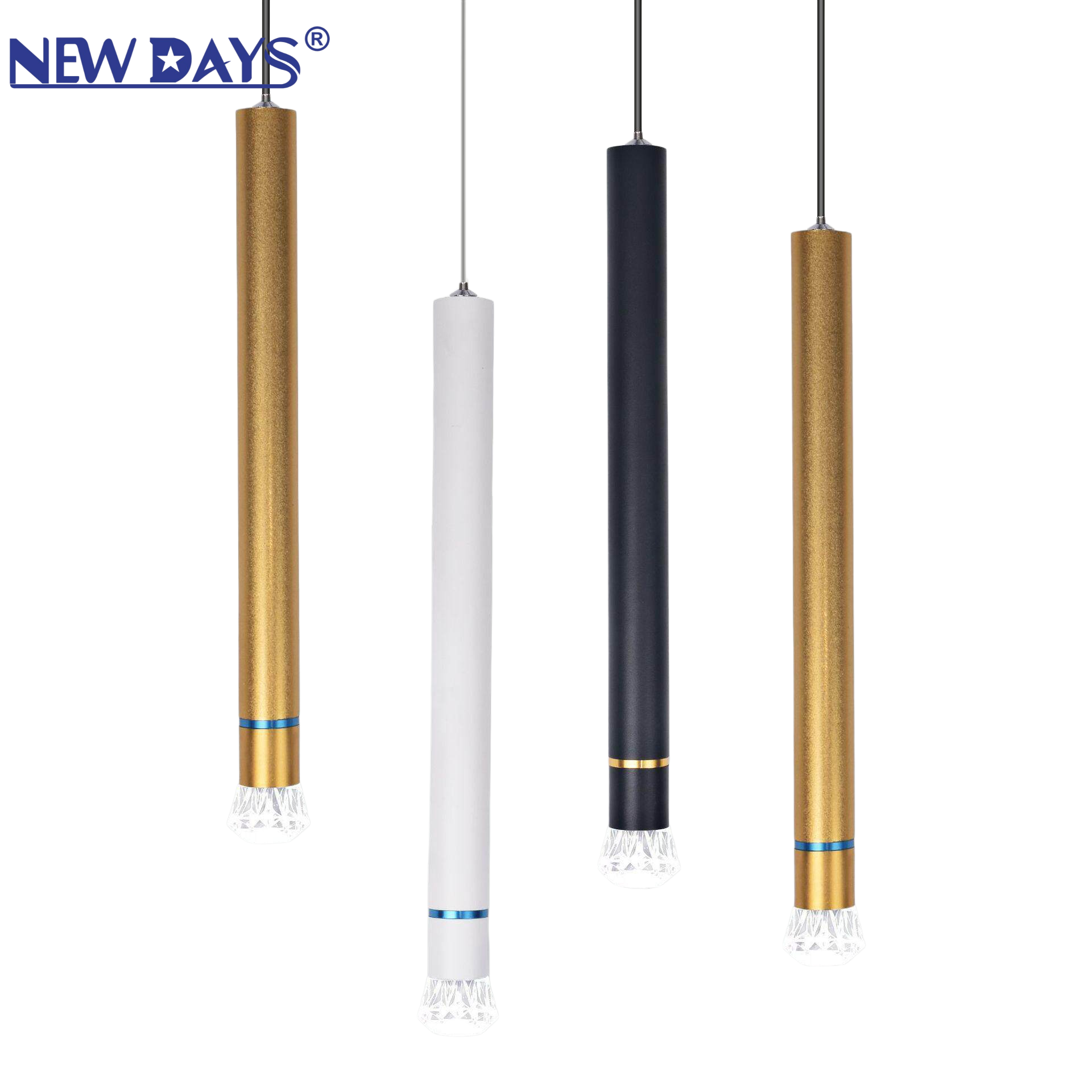 NEWDAYS brand's cross-border new led modern and simple pendant lamp, long strip-shaped creative high-display low-voltage bar table lamp, energy-saving high-brightness ambient lighting pendant lamp and lighting fixtures