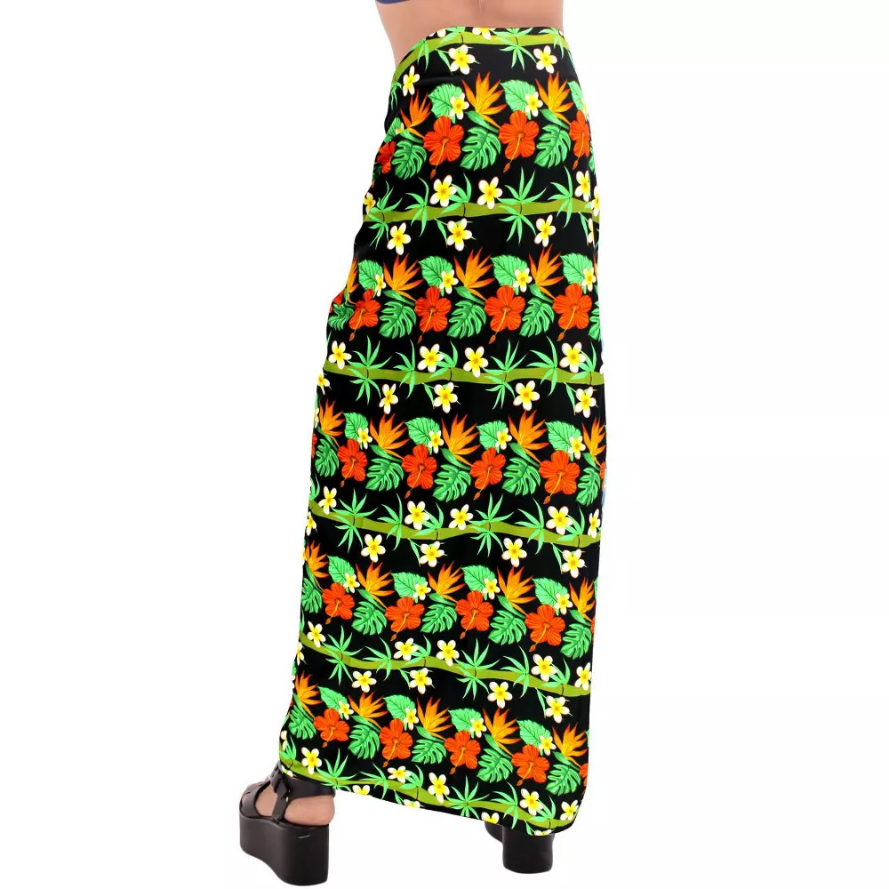 South American region cotton fabric canga towel Sarong Pareo skirt custom pattern Qni shawl style Specification image