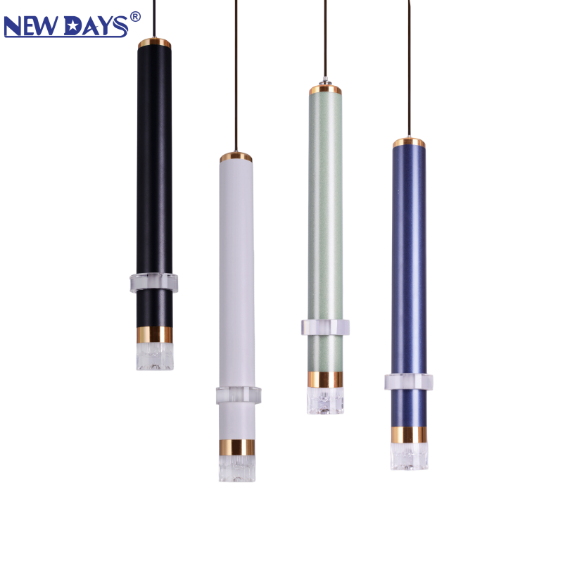 NEWDAYS品牌跨境新品led磁吸款长条吊灯，长筒高显低压吧台灯，节能高亮照明氛围灯吊灯灯具灯饰
