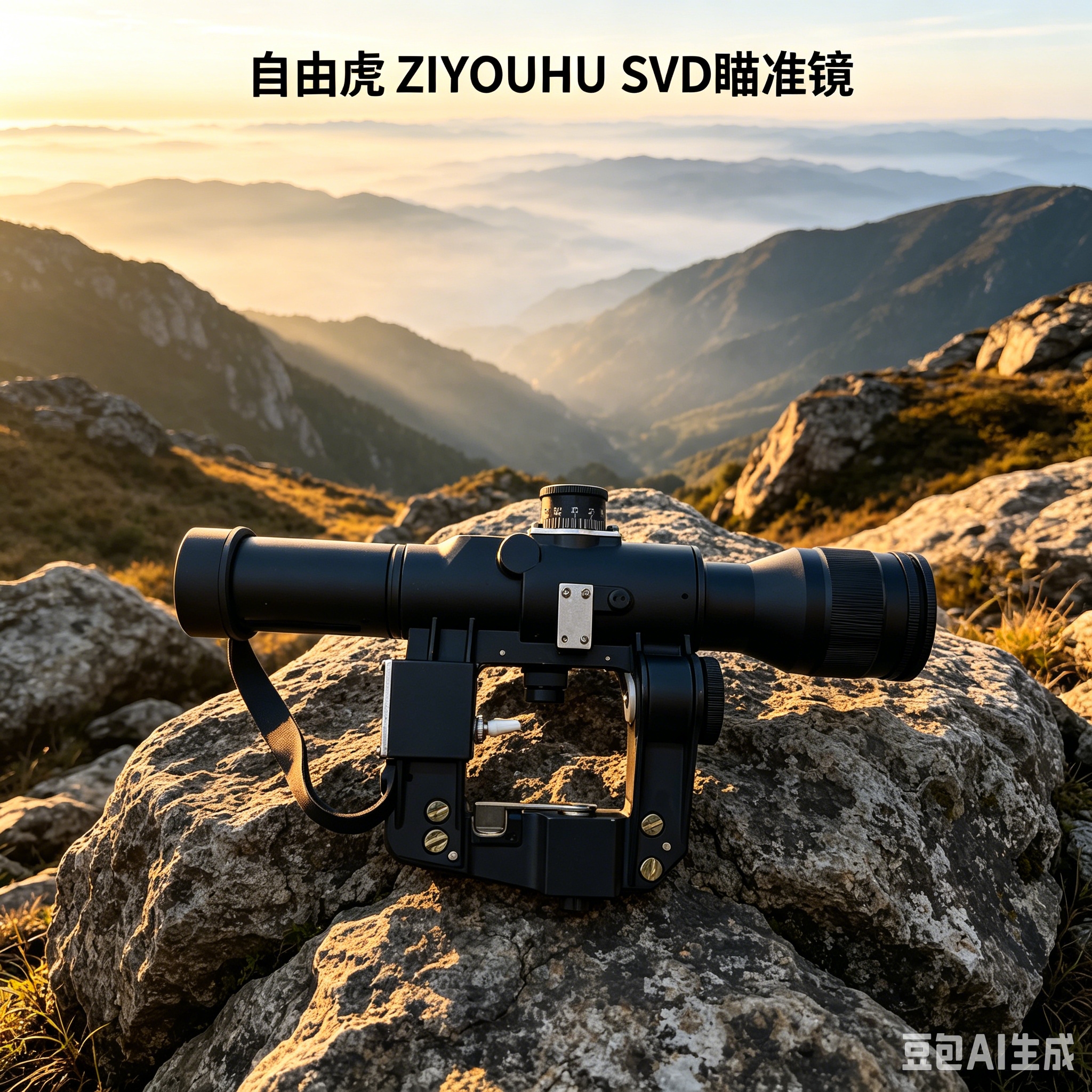 ZIYOUHU SVD black outdoor infrared sight is suitable for children's outdoor use with bows and arrows. It comes with a flip-out protective cover, focusing ring and rail mounting base Application Scenario
