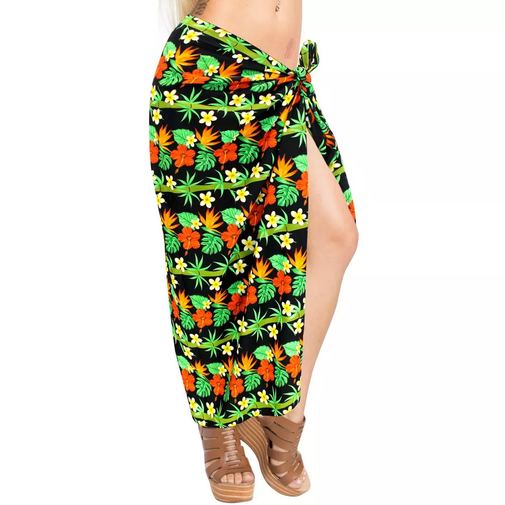 South American region cotton fabric canga towel Sarong Pareo skirt custom pattern Qni shawl style details Picture