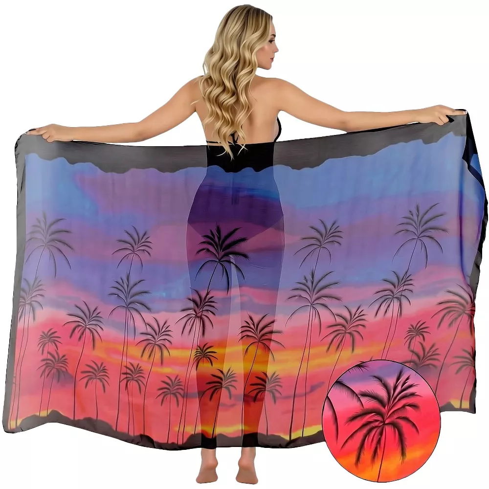 Custom Hawaiian bath towels and beach towels Lavalava pareo sarongs Lungi Qni shawl style from South Pacific island countries