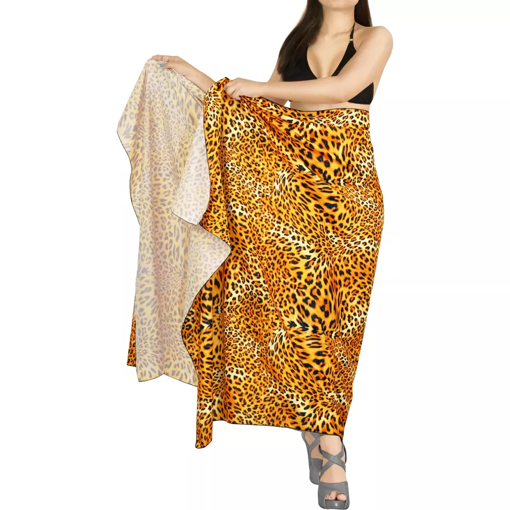 In South America, a piece of skirt made of cotton fabric canga towel Sarong Pareo skirt. Custom pattern Qni shawl style Item Picture