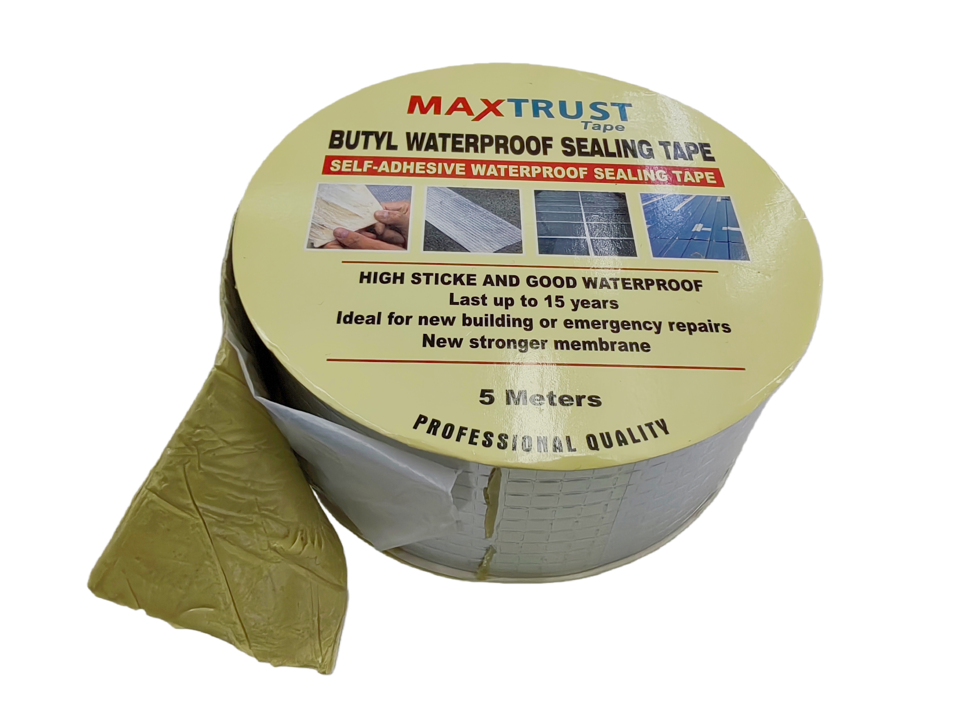 丁基防水密封胶带卷  丁基补漏胶带 隔热胶带 防水胶带 buytl waterproof tape 