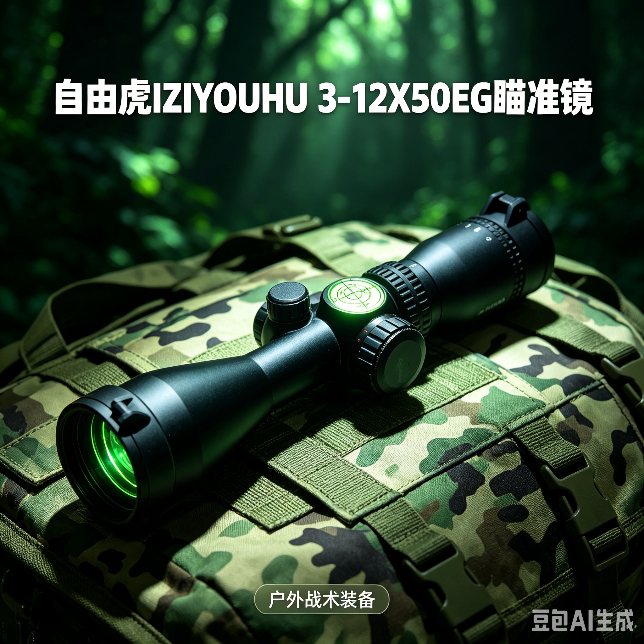 3-12X50EG black sight, other optical instruments, high-definition night vision sight, adjustable magnification Application Scenario