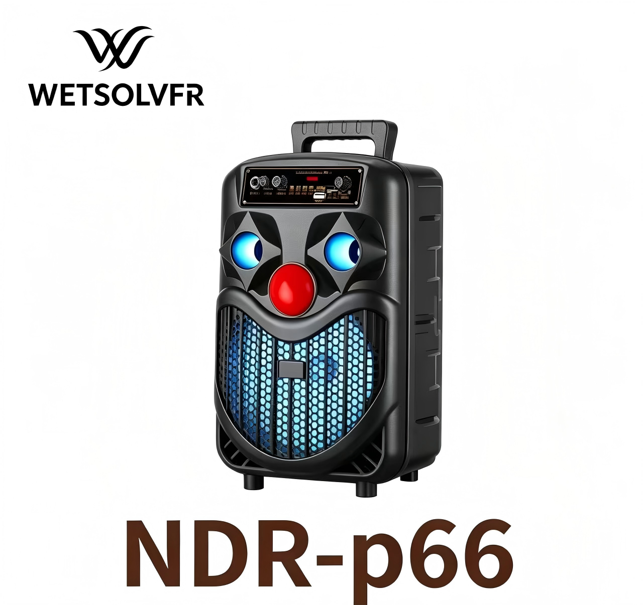 Black clown-shaped Bluetooth speaker portable speaker NDR-P66