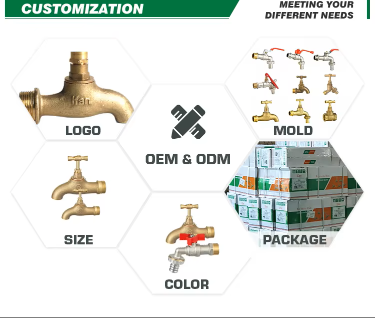 IFAN Factory Wholesale Full-Size Brass Faucet (with Lock) pic 8