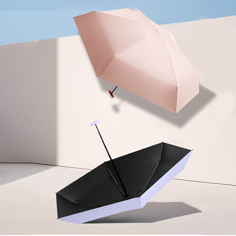 Hengdun Factory offers 40% off mini capsule umbrellas, black rubber sun protection and shade umbrellas, compact and portable palm pocket umbrellas, women's all-weather folding umbrellas, multi-color gift advertising umbrellas, wholesale and custom logos