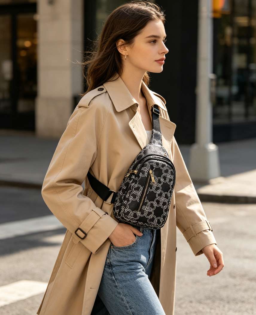 Factory direct sales of new men's and women's multi-functional casual bags, fashionable chest bags and business crossbody bags in 2026 detail image 10