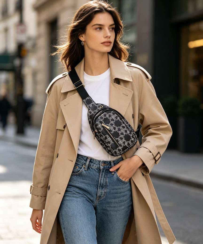 Factory direct sales of new men's and women's multi-functional casual bags, fashionable chest bags and business crossbody bags in 2026 detail image 11