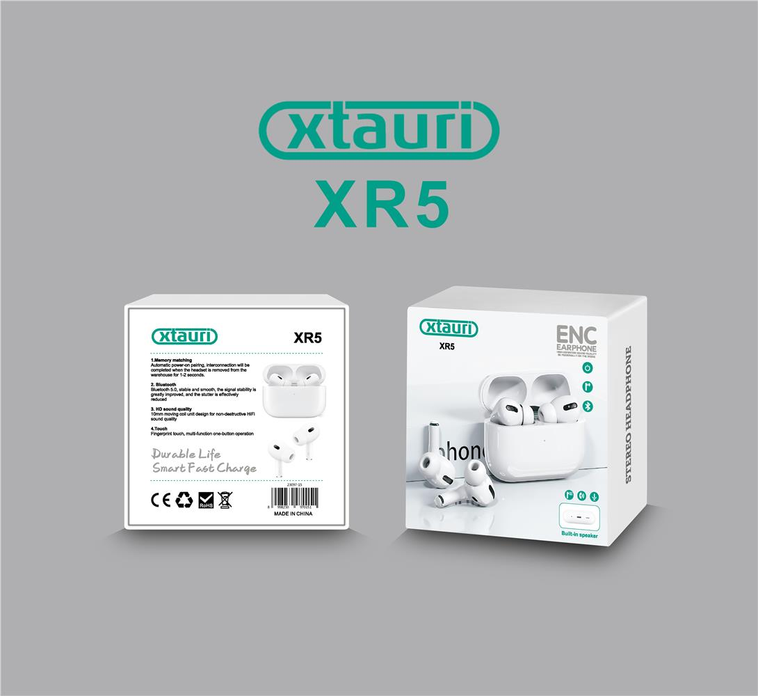 AEMAi-XR5蓝牙耳机带呼吸灯白色耳机