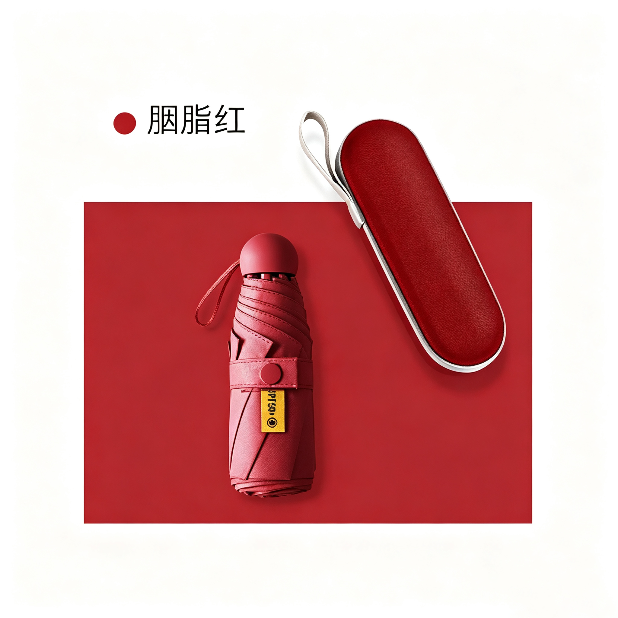 Hengdun Mini five-fold Capsule umbrella with storage box, women's compact portable pocket umbrella, black rubber sun protection and UV protection sunshade umbrella, ultra-light palm umbrella, all-weather folding umbrella, student portable mini sun umbrella Application Scenario