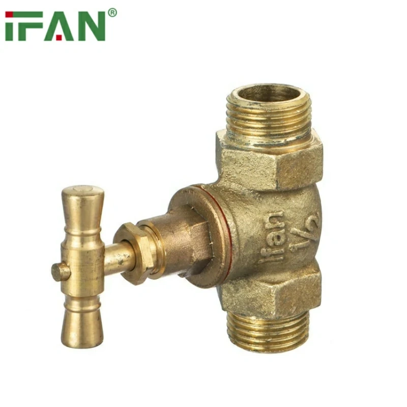 IFAN Matte-Finish Manual Valve with Dual Male Threads Specification image