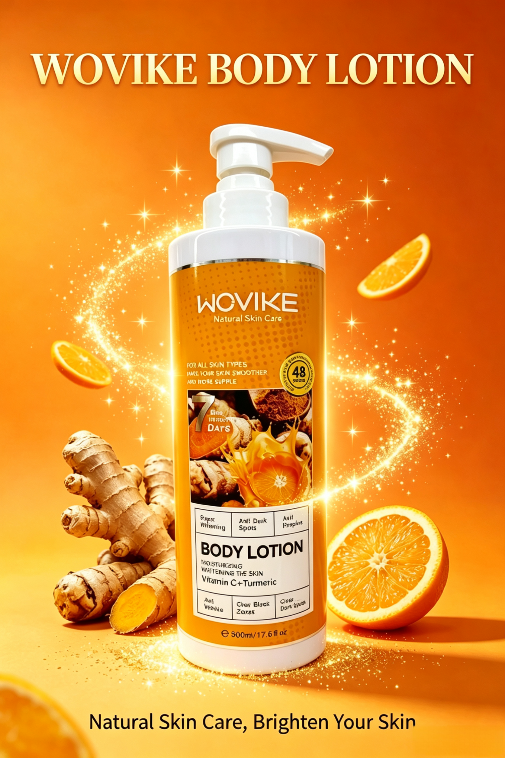 This body lotion is specially supplied for foreign trade. It has a light texture, is not greasy, spreads easily, absorbs quickly, moisturizes and locks in skin moisture for a long time. It has a fresh and pleasant fragrance, providing a comfortable experience. It has a high cost performance, factory direct sales, cross-border e-commerce, and is available in South America and Africa Application Scenario
