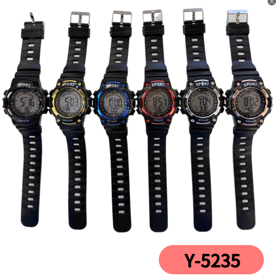 The YITONG basic model electronic watch from YITONG is cost-effective and durable. It is specially designed for students to wear in class and daily life. The Y-5235 color waterproof luminous sports electronic watch for both men and women is a trendy electronic watch Application Scenario