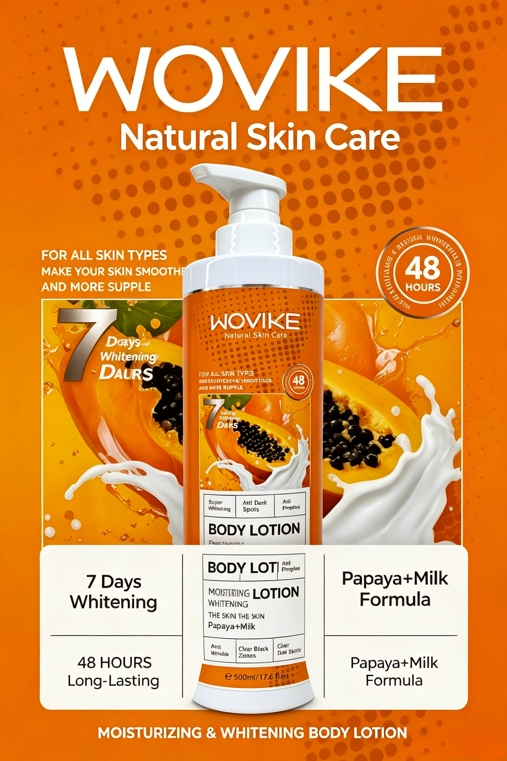 This body lotion is specially supplied for foreign trade. It has a light texture, is not greasy, spreads easily, absorbs quickly, moisturizes and locks in skin moisture for a long time. It has a fresh and pleasant fragrance, providing a comfortable experience. It has a high cost performance, factory direct sales, cross-border e-commerce, and is available in South America and Africa detail image 3