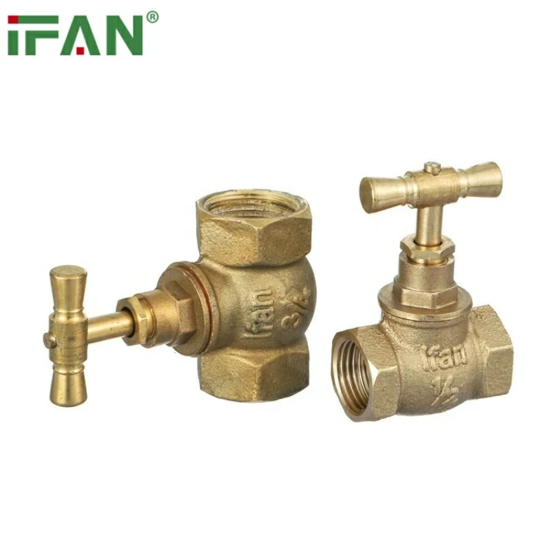 High-Temperature Switch Manual Copper Gate Valve For Water  Application Scenario