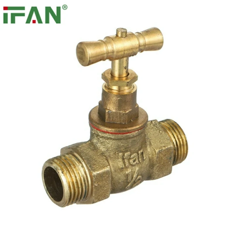 IFAN Matte-Finish Manual Valve with Dual Male Threads details Picture