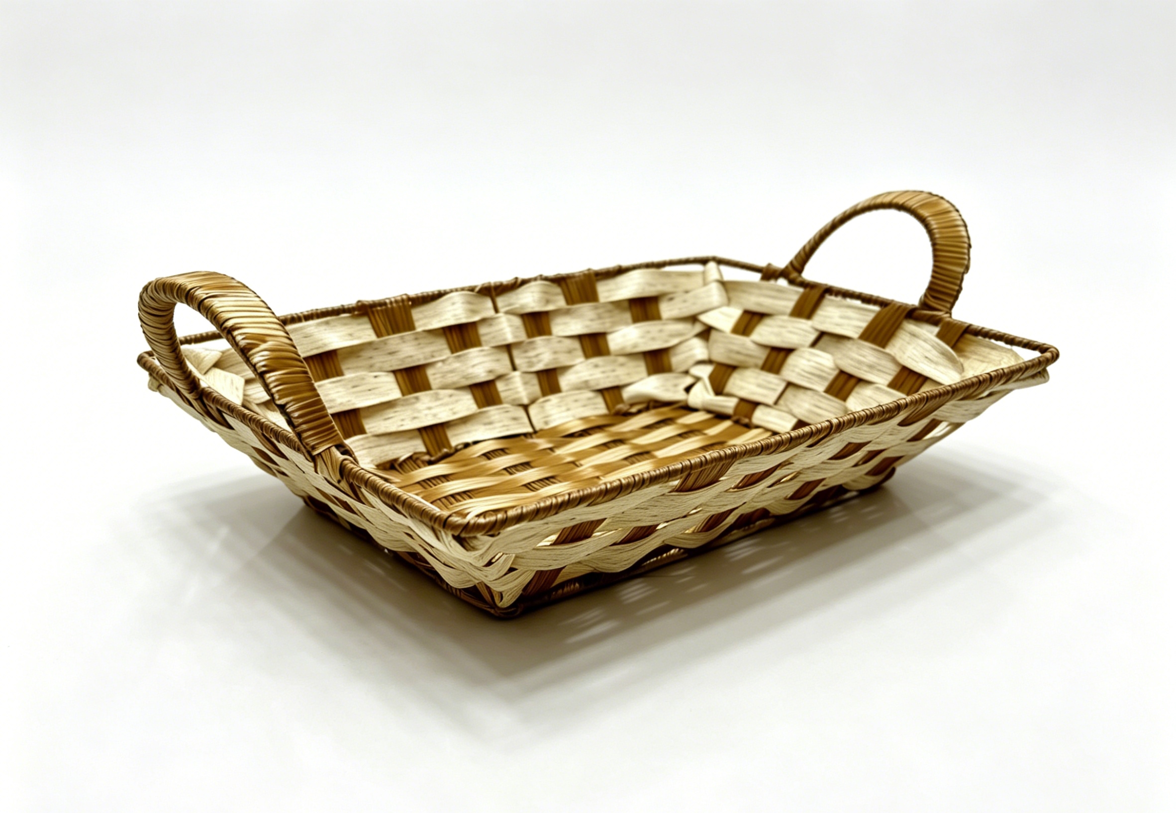 Platinum rubber rectangular lugs storage basin, fruit and snack basket, bread basket, toy storage basket, supermarket gift packaging basket, souvenir packaging basket, kitchen sauce storage basket, vegetable storage basket, tissue storage basket, cosmetics basket Specification image