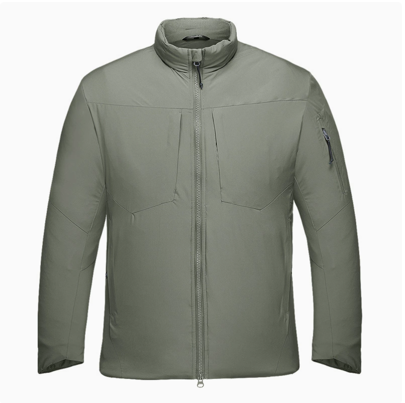 Outdoor tactical cotton-padded jacket, men's sports windproof and water-repellent, commuting warm cotton-padded jacket, bad weather coat, cold-proof cotton-padded jacket full image