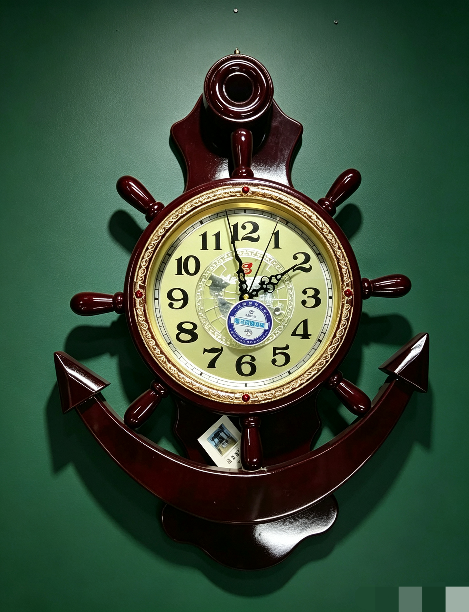 Solid wood handicrafts, wall clocks, wall stickers, home decorations, clocks and watches, Yiwu, Zhejiang