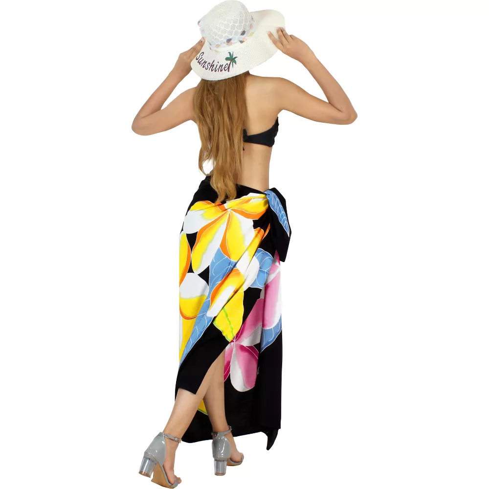 South Pacific Islands cotton fabric Lavalava Sarong Pareo custom patterned one-piece skirt Lung skirt Qni shawl style i Item Picture