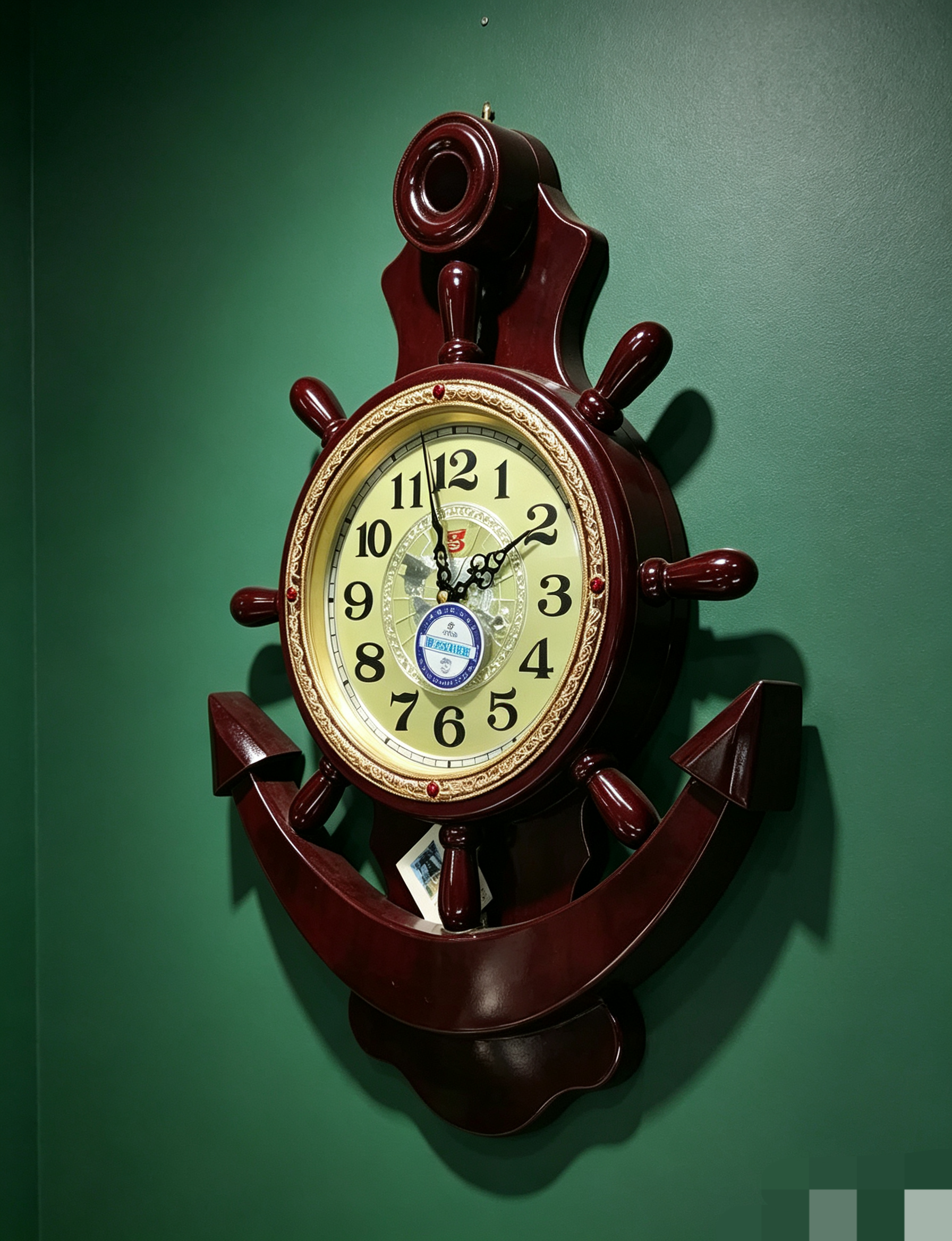 Solid wood handicrafts, wall clocks, wall stickers, home decorations, clocks and watches, Yiwu, Zhejiang Specification image