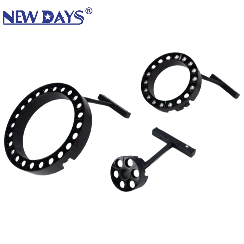 NEWDAYS cross-border new products: led circular magnetic suction light, grille wall washer light, built-in DC48V aluminum material, energy-saving and high-brightness lighting track light