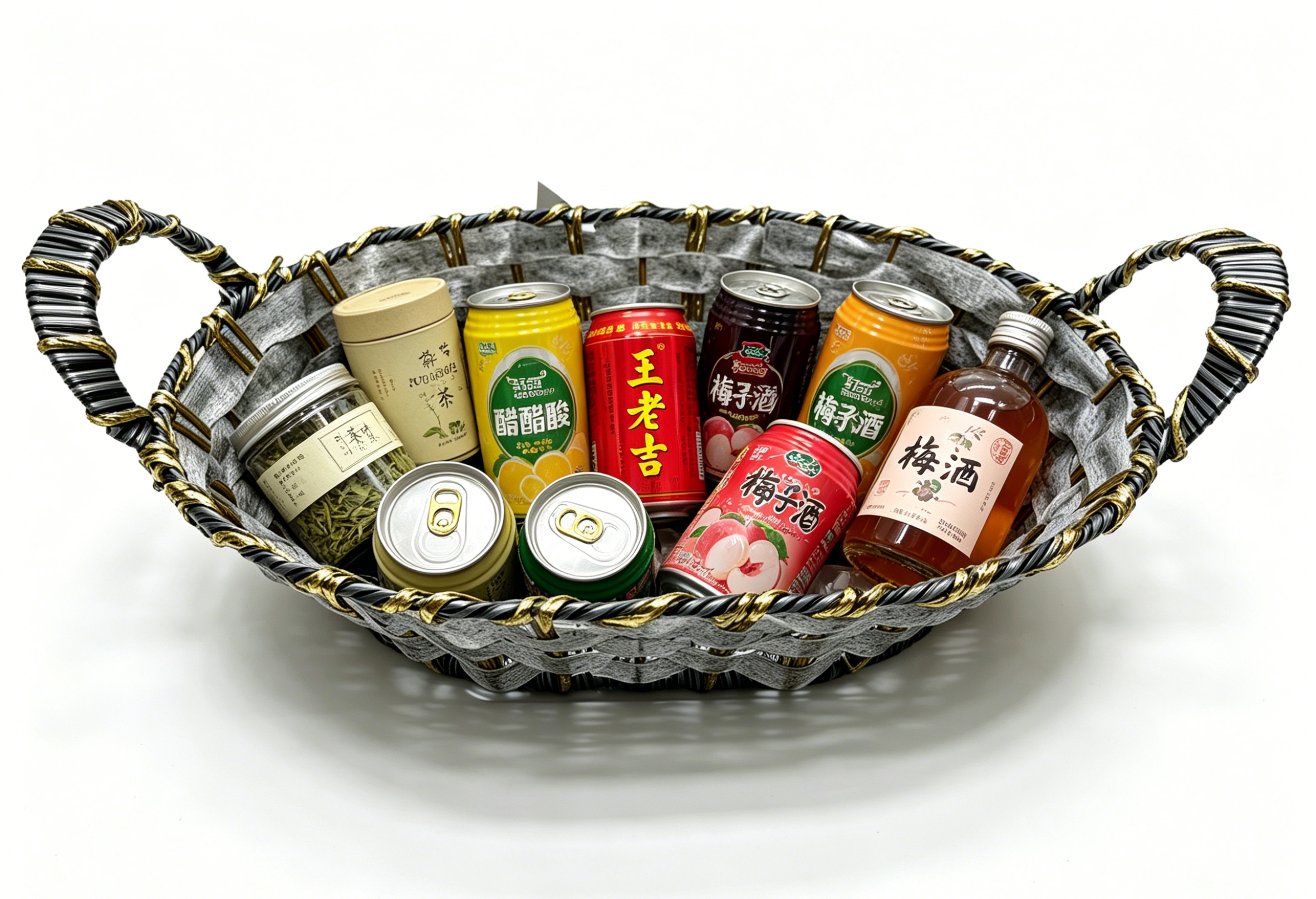 Gray-black rubber egg-shaped ear-pulling storage basin, fruit and snack basket, bread basket, toy storage basket, supermarket gift packaging basket, souvenir packaging basket, kitchen sauce storage basket, vegetable placement basket, tissue storage basket, cosmetics basket details Picture