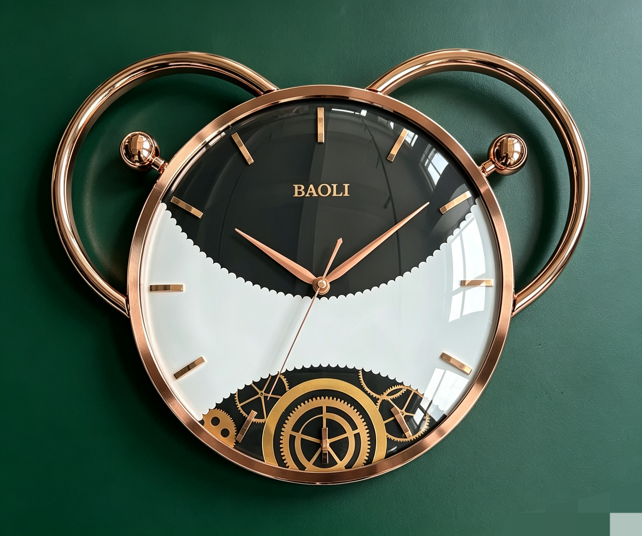 Nordic-style acrylic wall clock, wall-mounted home decoration, wall sticker clock, handicraft clock Application Scenario