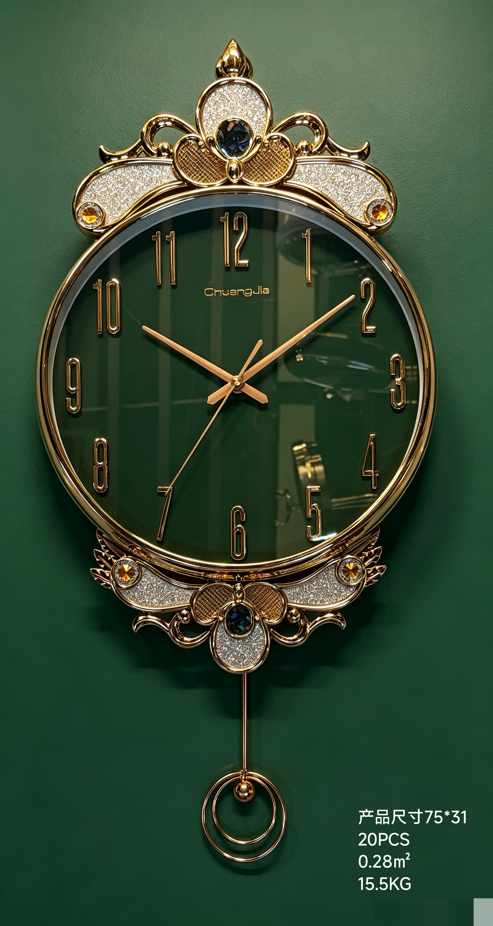 Acrylic wall clocks, wall clocks, handicrafts, home decorations, wall stickers, clocks, clocks