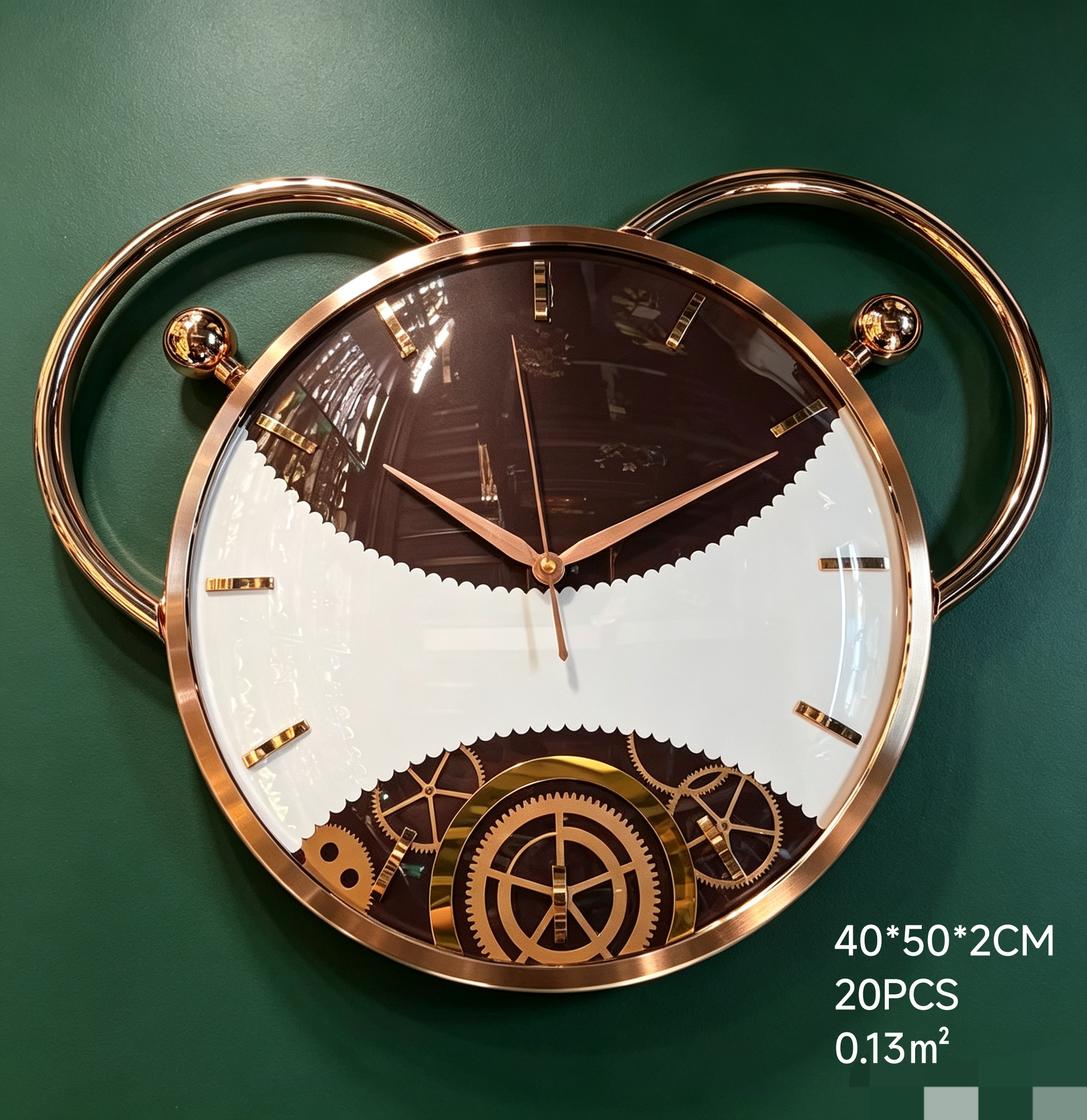 Nordic-style acrylic wall clock, wall-mounted home decoration, wall sticker clock, handicraft clock