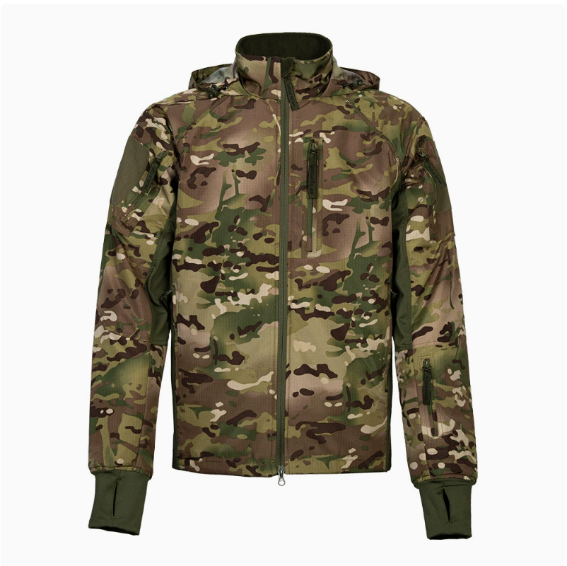 Autumn and winter outdoor water-repellent UA clip, multi-pocket hidden hooded tactical jacket, warm and windproof coat Item Picture