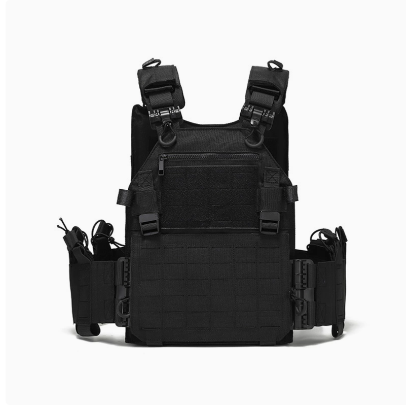 Outdoor tactical quick-drying moisture-absorbing and sweat-wicking vest, multi-functional MOLLE expansion convenient military training quick-release vest, waterproof and wear-resistant vest training uniform details Picture