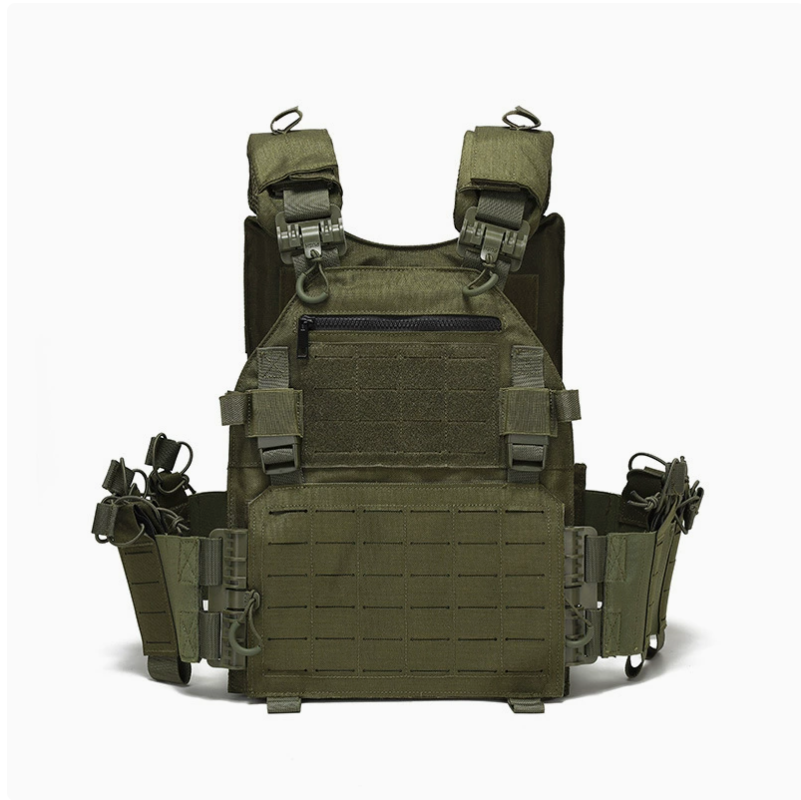 Outdoor tactical quick-drying moisture-absorbing and sweat-wicking vest, multi-functional MOLLE expansion convenient military training quick-release vest, waterproof and wear-resistant vest training uniform Application Scenario