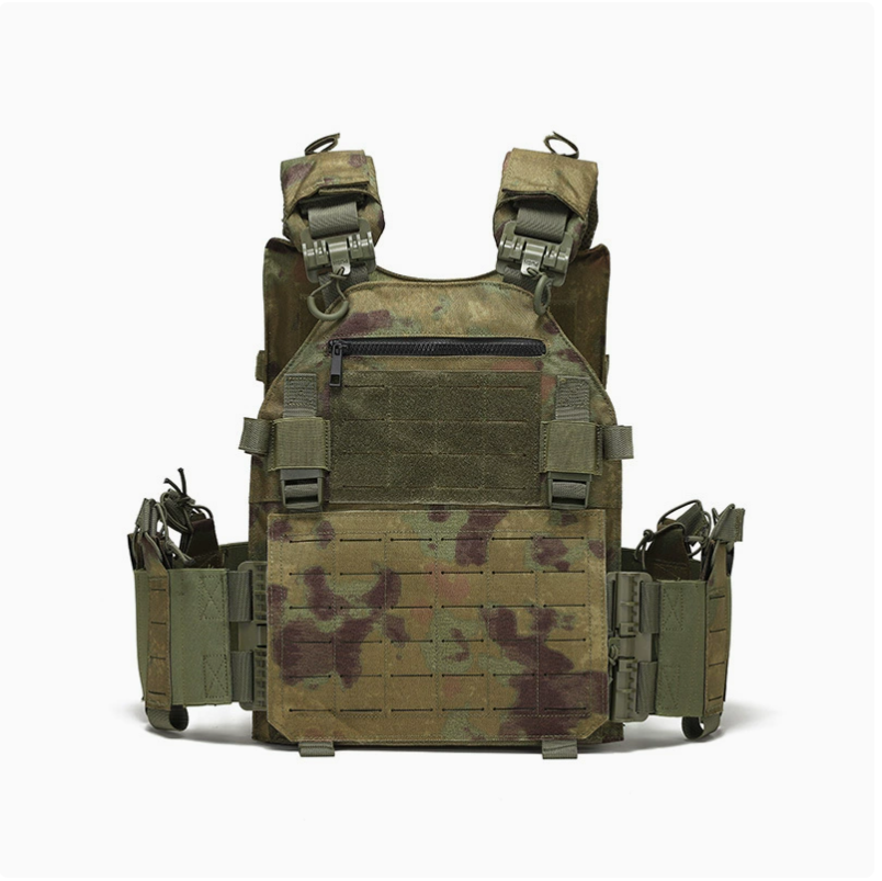 Outdoor tactical quick-drying moisture-absorbing and sweat-wicking vest, multi-functional MOLLE expansion convenient military training quick-release vest, waterproof and wear-resistant vest training uniform Item Picture