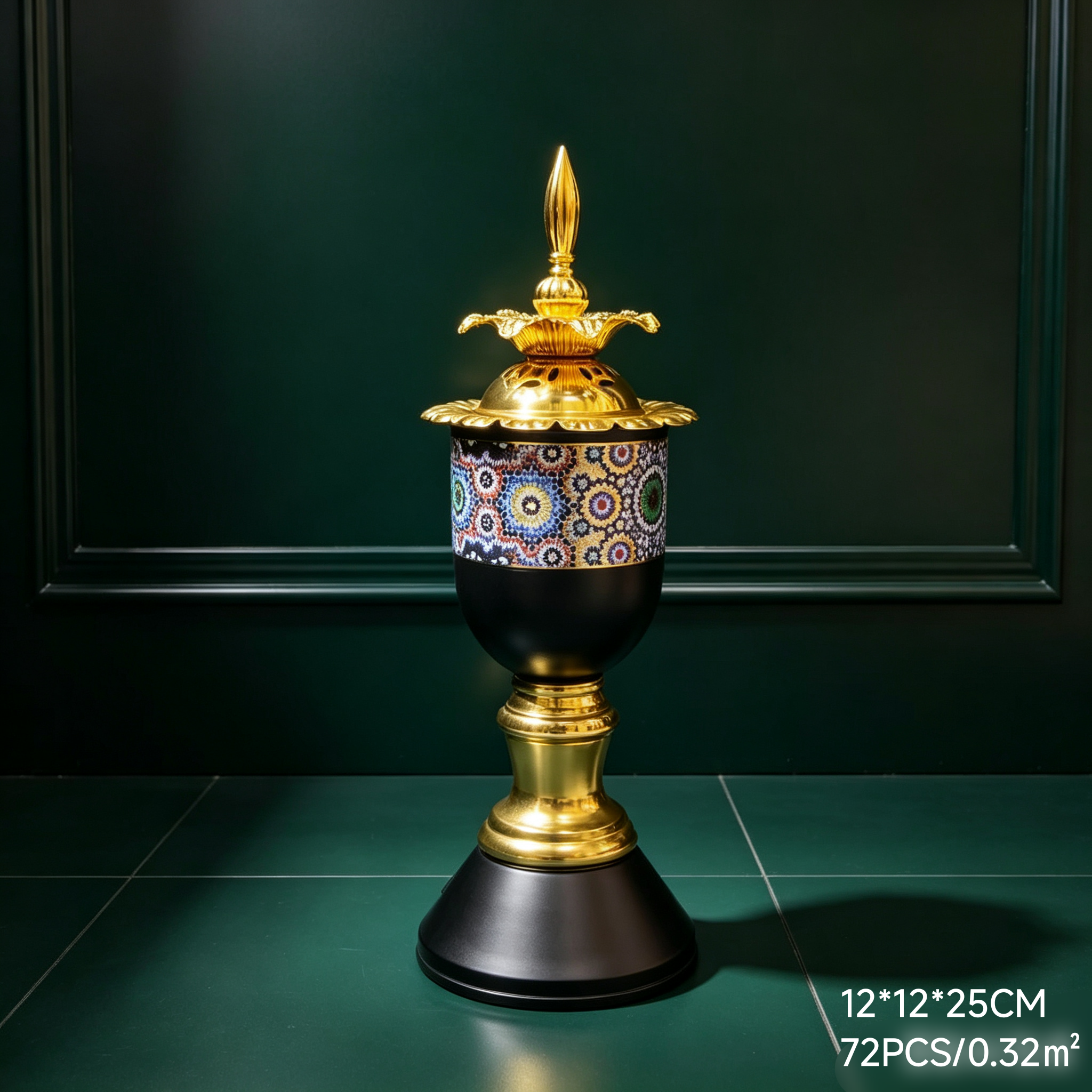 金属香薰炉香炉香插线香bakhoor工艺品礼品家用客厅禅意 decor